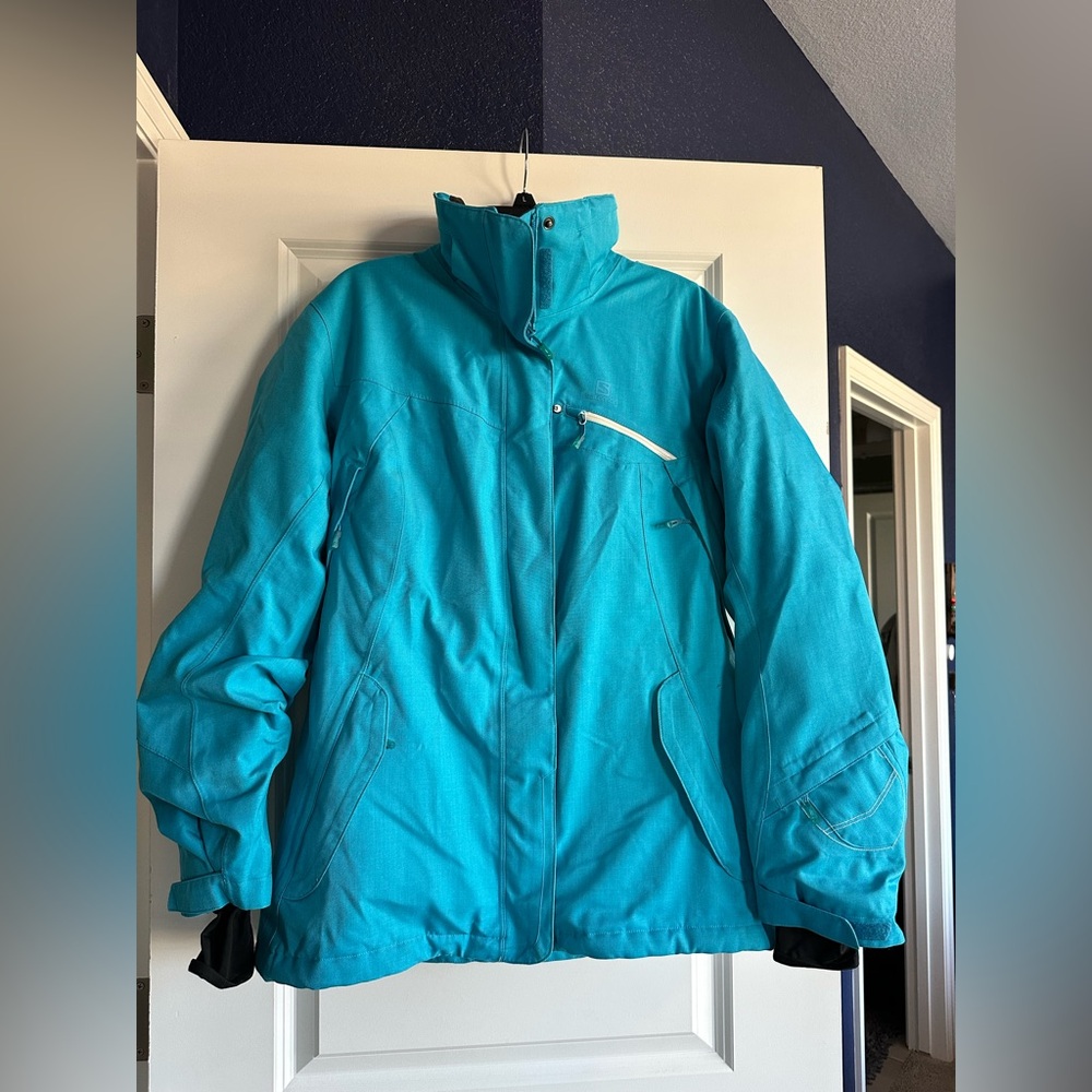 Salomon Turquoise Ski Jacket